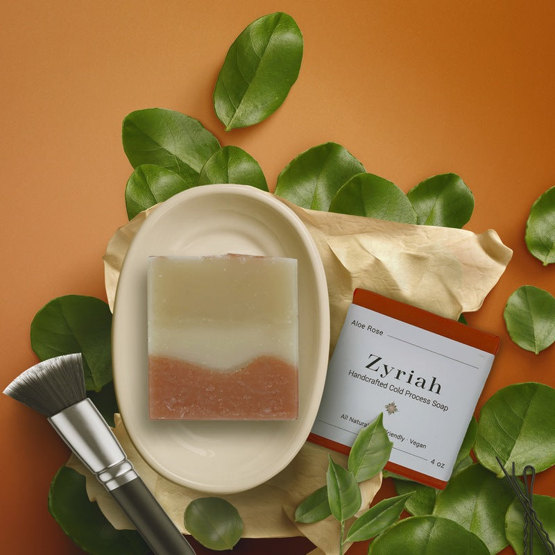 Zyriah Beautiful Body Box, Hydrating Body Oil + Natural Soap + Washcloth